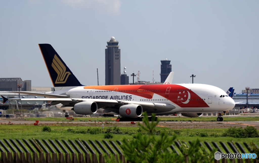 ☮シンガポール建国50周年・特別塗装A380-841 9V-SKI