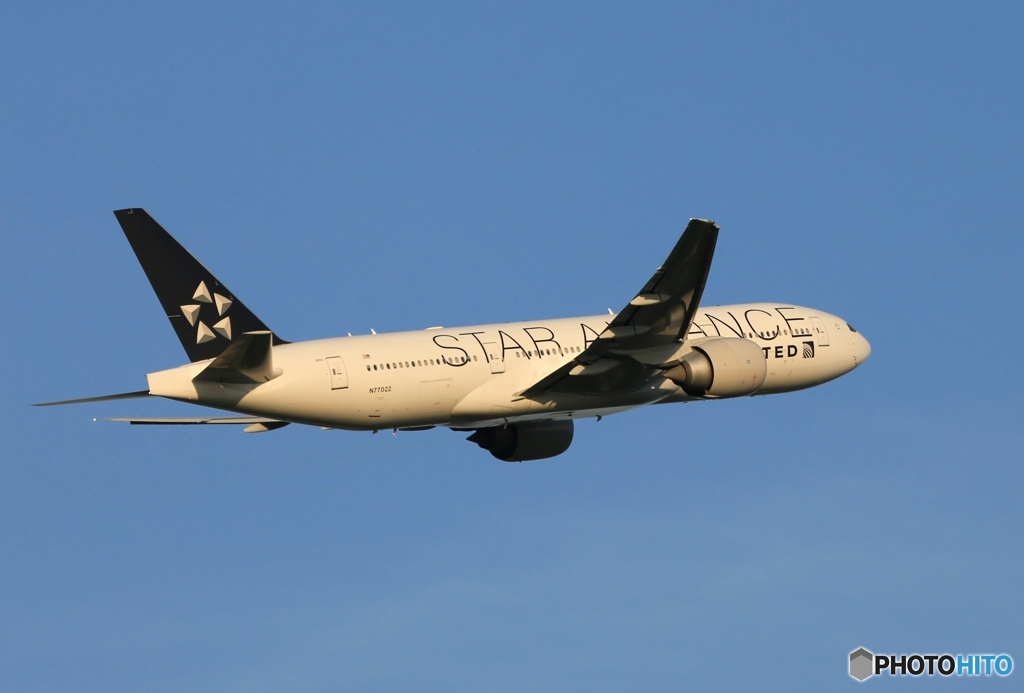 UNITED 777-222  出発　