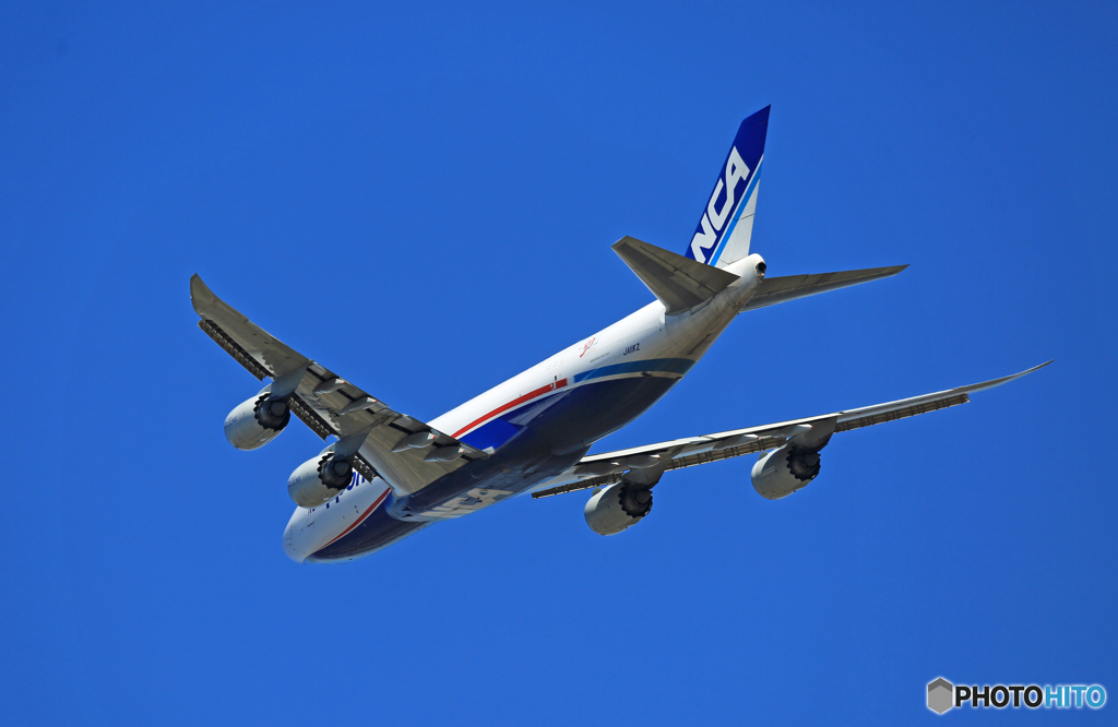 「SKY」 NCA 747-8KZF JA11KZ Takeoff 