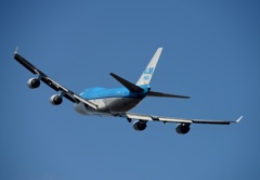 KLM 747-400 離陸