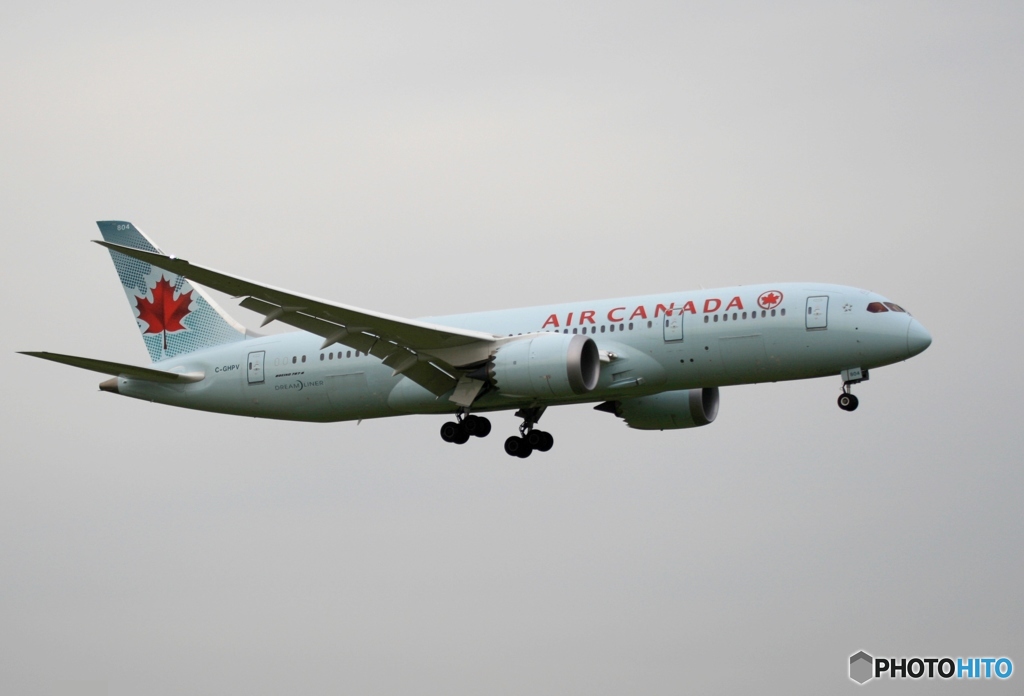 Air Canada 787-8 着陸　
