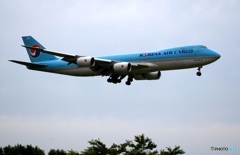 KOREAN Cargo 747-8F 到着　