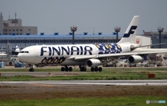 離陸 FINNAIR　A340-313マリメッコ ウニッコ　