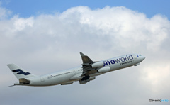 Finnair A340-313 OH-LQE 離陸　