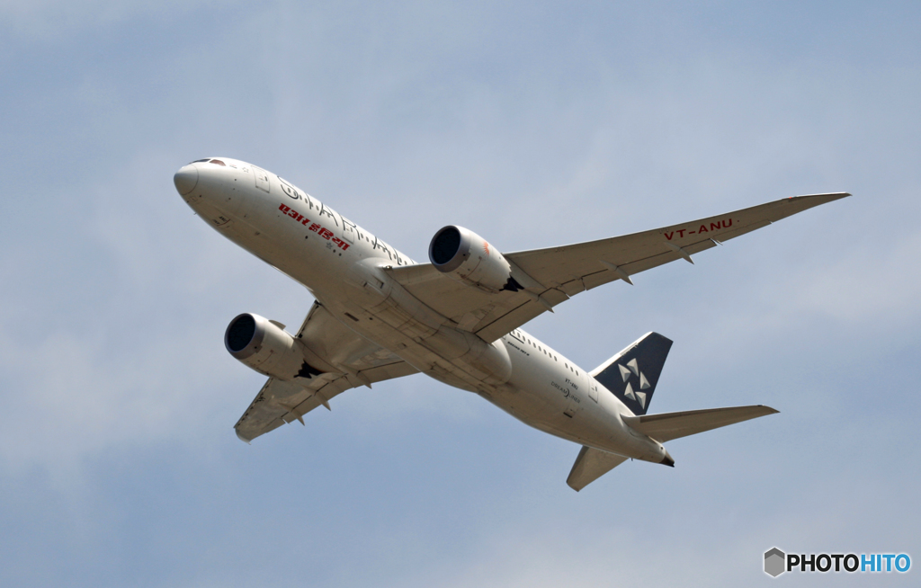 出発 Air India 787-8 VT-ANU
