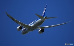 出発　ANA 787-8