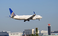 UNITED 737-800 N39297 ｼﾐﾀｰﾙｳｲﾝｸﾞﾚｯﾄ 到着 