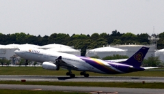 飛び立ち（121）THAI A330-300 　