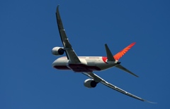 離陸(344) Air India Boeing 787-8 青空へ