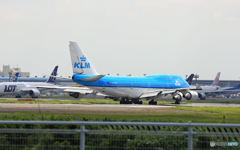 "SAYONARA"  KLM ７４７ジャンボ機