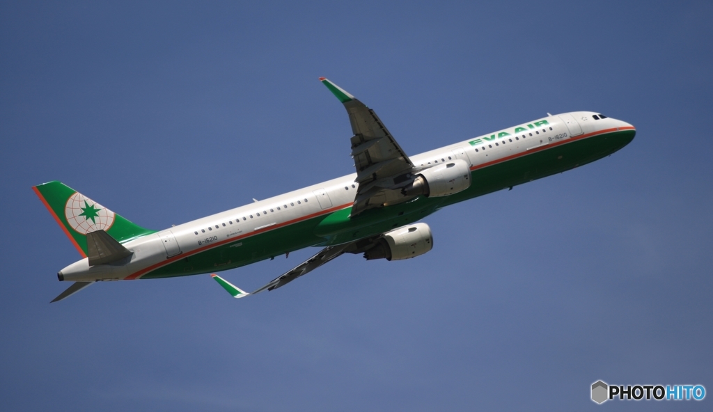 EVA A321-211  出発　