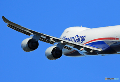 [青い空]NCA 747-8KZF JA16KZジャンボ保存委員会