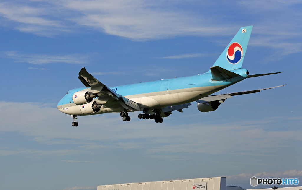 着陸KOREAN Cargo 747-8F HL7609ジャンボ保存委員会