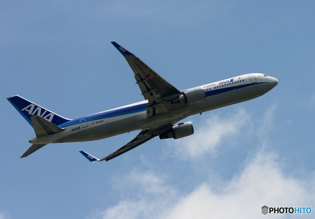 ANA 767-381 飛行　