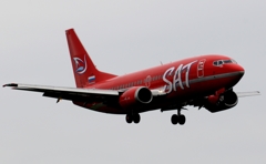 着陸(139)サハリン航空(Aurora)737-5L9  着陸(139)サハリン航空(Aurora)737-5L9