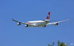 ✈SWISS A340-313 HB-JMH 出発 