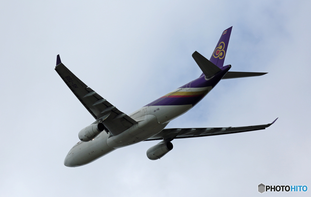 Thai A330-343 HS-TBB 離陸 