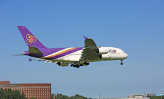 到着 THAI A380-841 HS-TUC 