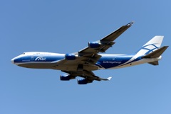 Air Bridge Cargo 747-46NF 離陸