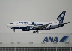 ｵｰﾛﾗ 737-548 着陸