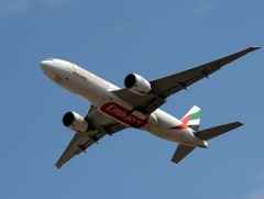Emirates 777-F1H 出発