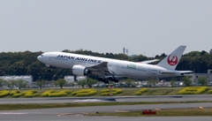 飛び立ち（149）Japan Airlines 777-200 　