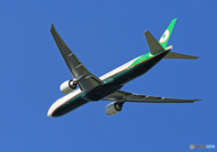 「青空」  EVA 777-300 B-16712 出発