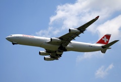 SWISS A340-313 離陸　