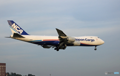 着陸NCA 747-8KZF JA12KZジャンボ保存委員会