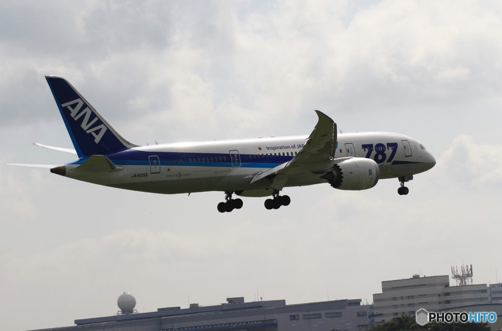 ANA 787-8 到着　	