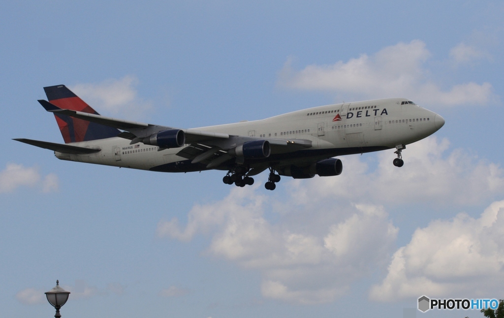 Delta ７４７ジャンボ機　