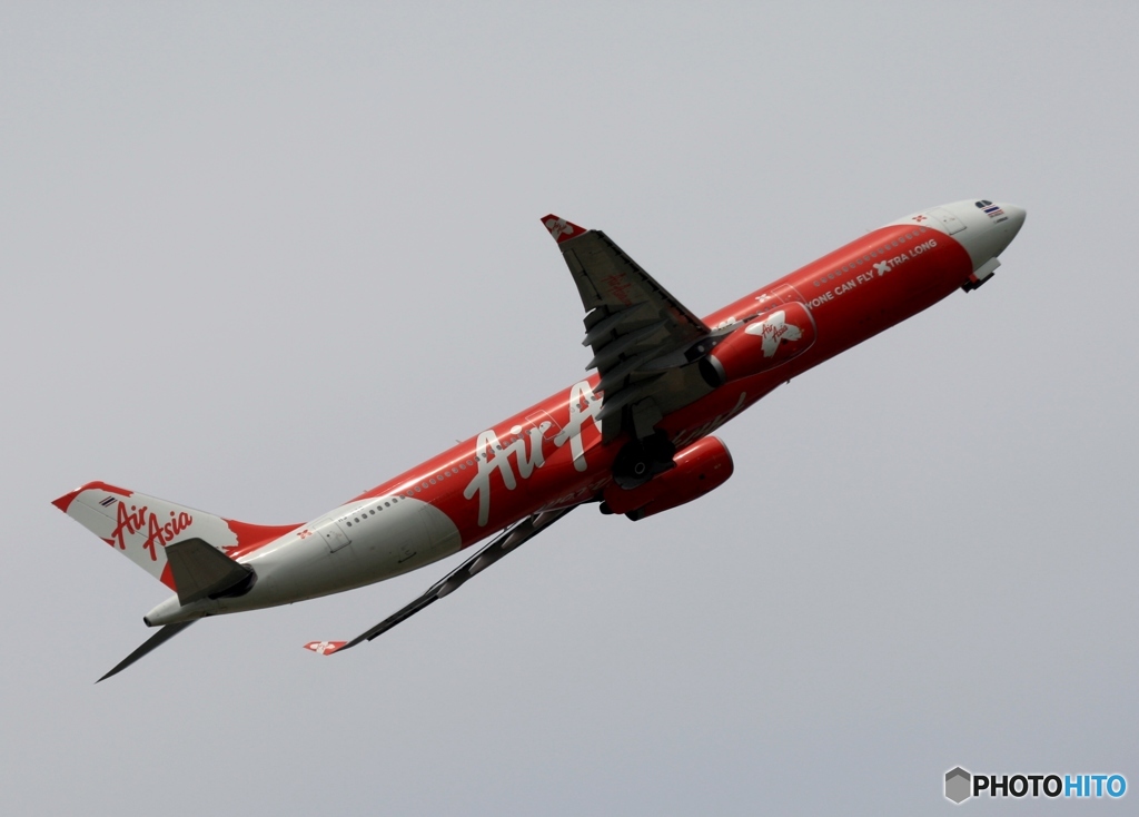 離陸　Air Asia A330-300