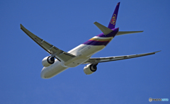  THAI 777-3D7 HS-TKW 離陸 