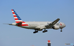 American 777-200 N790AN着陸 