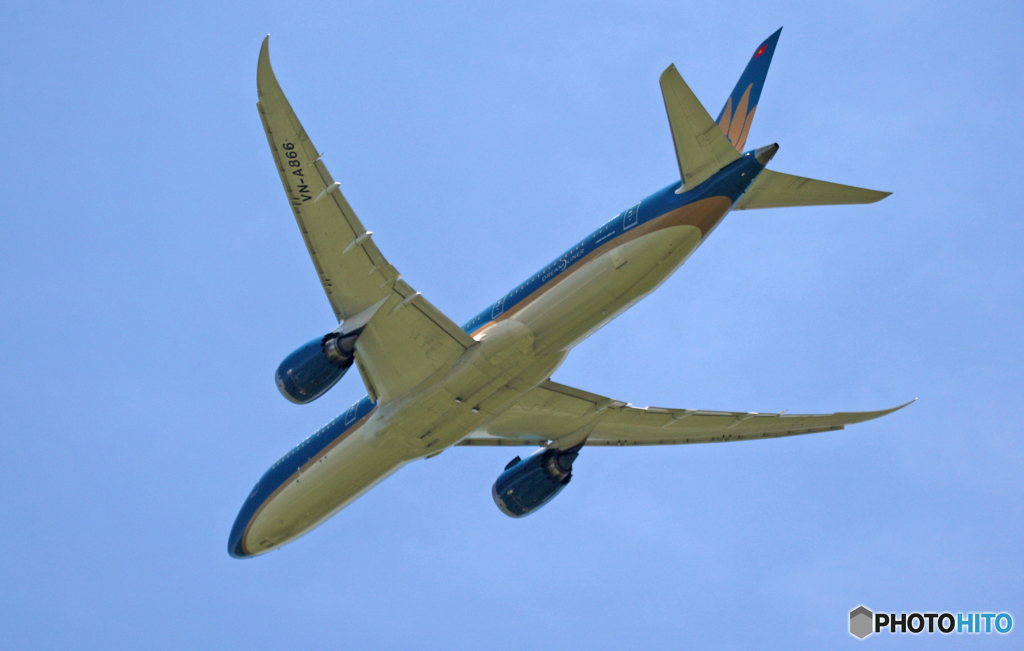 飛び立ち vietnam 787-9 VN-A866