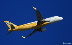 離陸  Vanilla A320-214 JA07VA