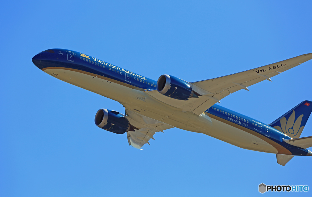 vietnam 787-9 VN-A866 飛行　