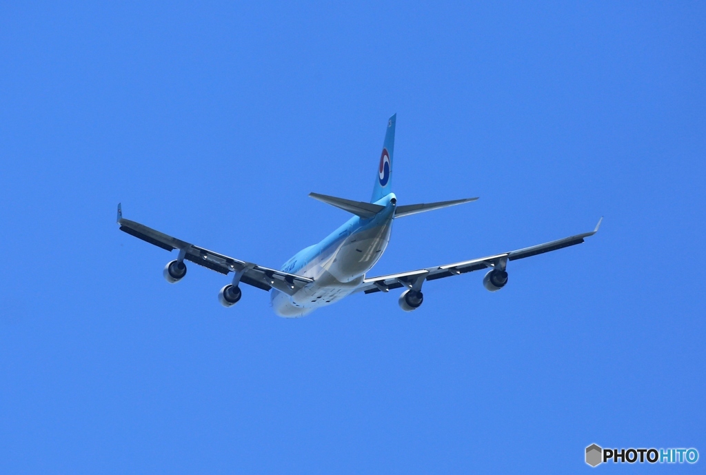 KOREAN 747-4B5 HL7492 離陸　