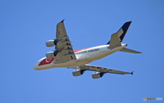 出発 Singapore A380-841 9V-SKI
