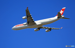 「ぶるー」 SWISS A340-313 HB-JMM