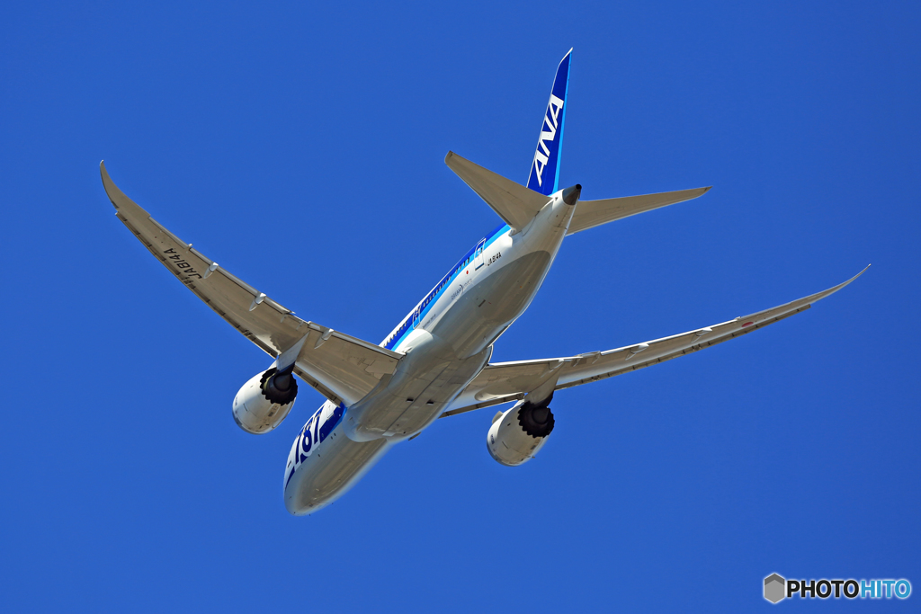 ANA 787-8 JA814A 離陸　