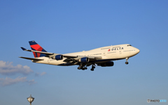 「青空」DELTA 747-400 N662USジャンボ保存委員会