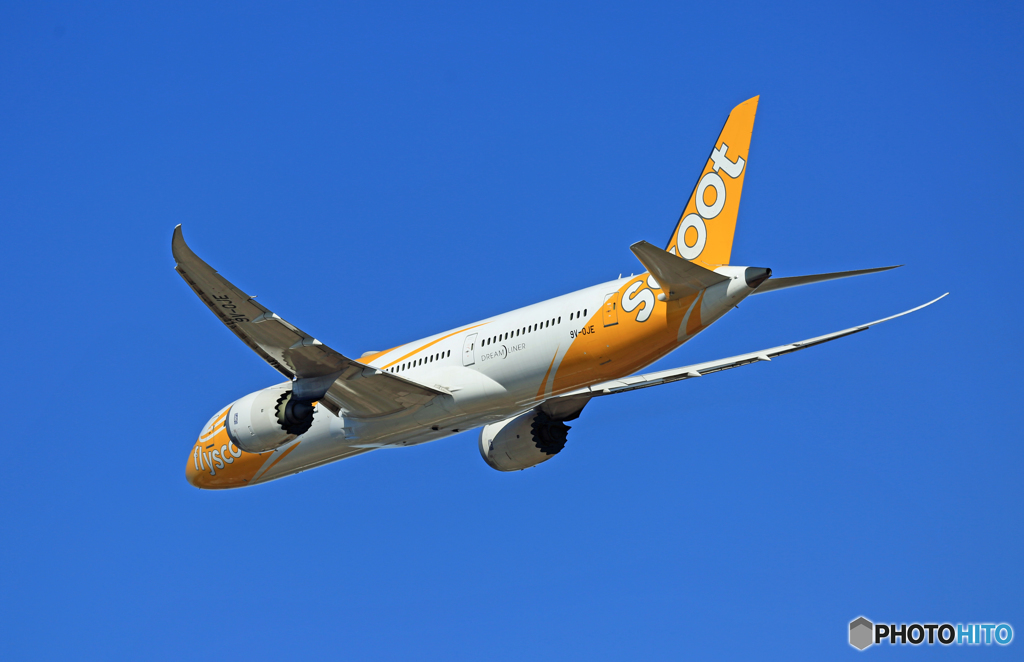☀scoot 787-9 9V-OJE 出発 