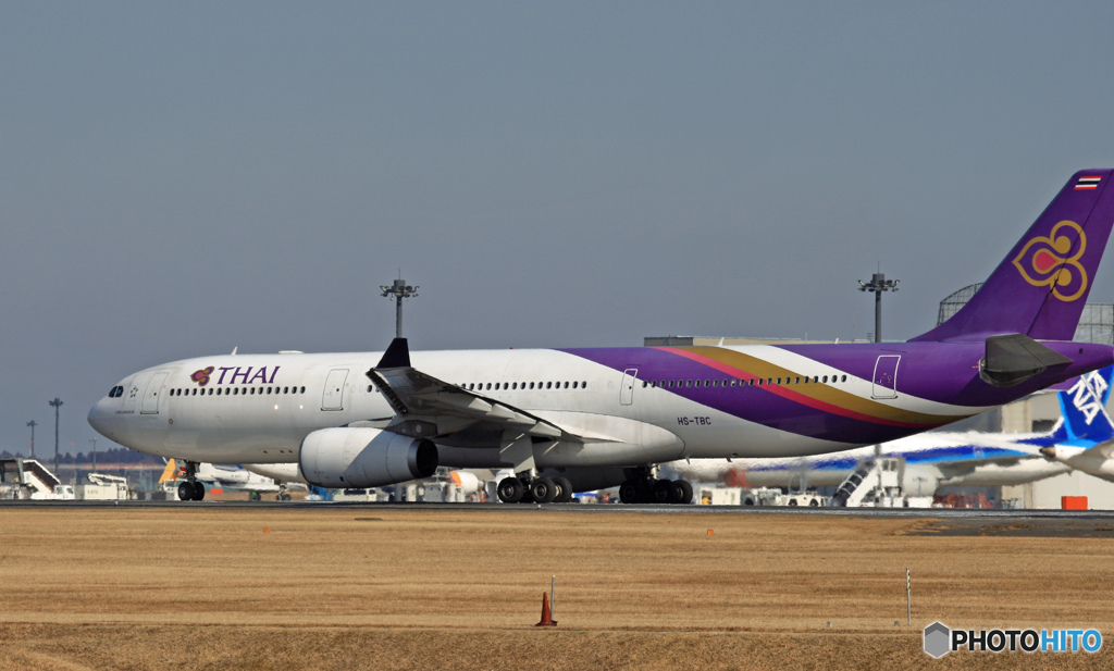 出発 Thai A330-343 HS-TBC