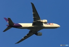 出発　FedEx 777-FS2 