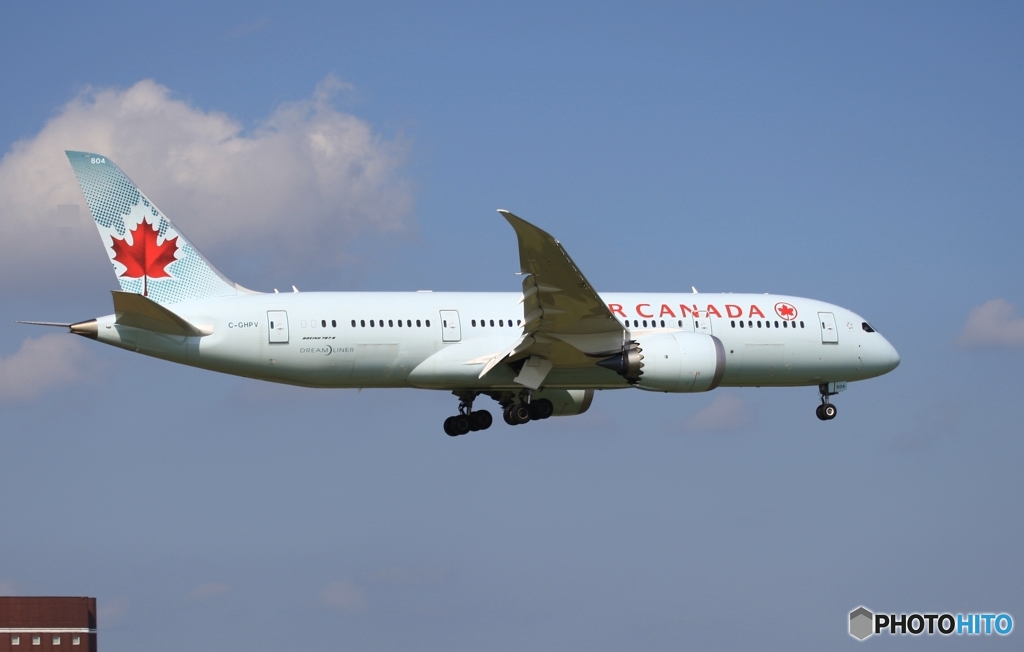 Air Canada 787-8 到着　