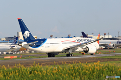 出発 AEROMEXICO 787-8 XA-AMX