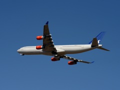 SAS A340-313 離陸
