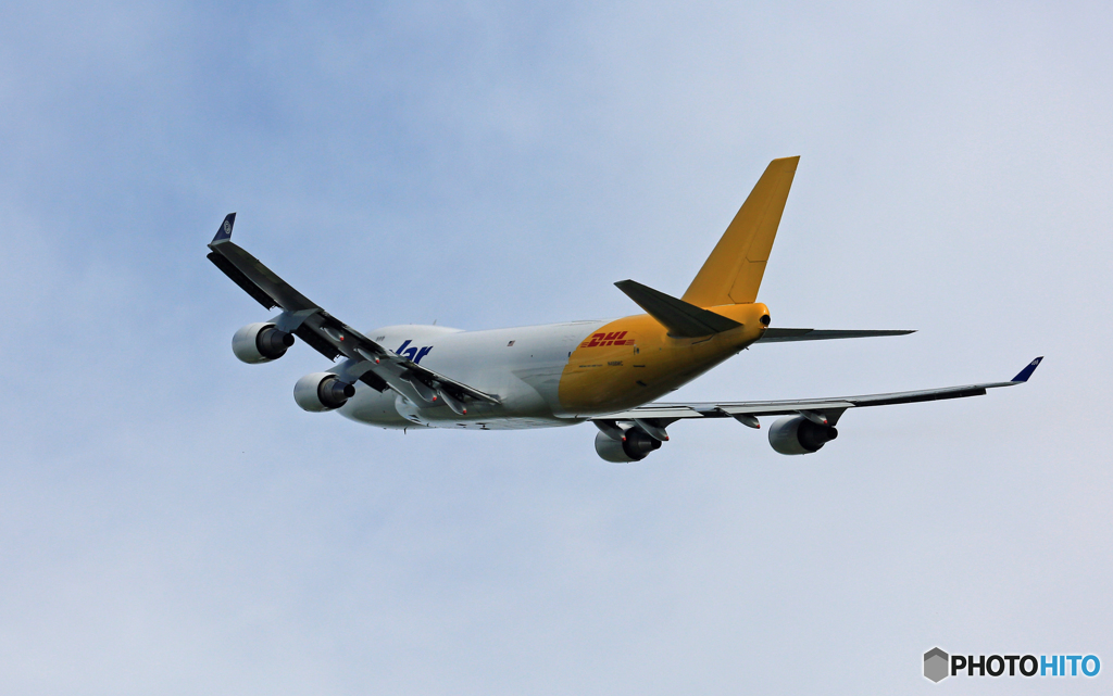 飛び立ち Polar 747-47UF N498MC/ジャンボ保存委員会