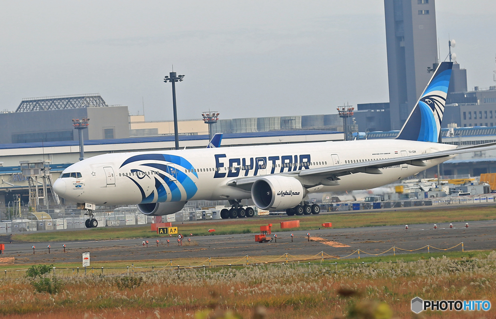 ☮エジプト航空 Boeing B777-36N SU-GDM☮NRT